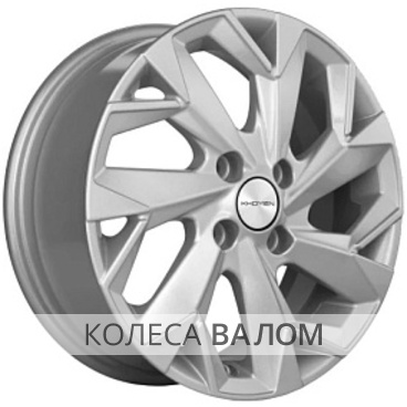 Khomen Wheels KHW1508 (Lada Granta) 6x15 4x98 ET35 58.6 F-Silver-FP